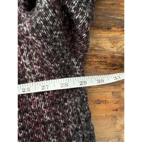 Pure Jill Women's Oversized Turtleneck Pullover Sweater Red Black Medium/Large‎ - Picture 6 of 7